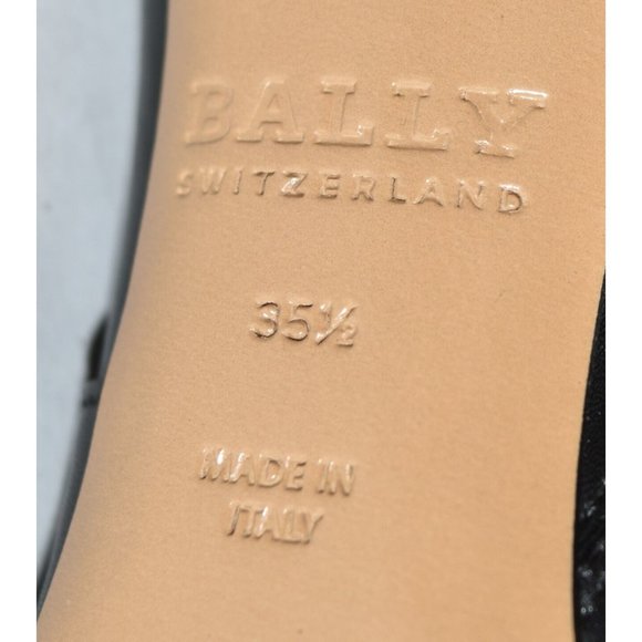 $1250+ BALLY Eilette Point Toe Boot BLACK LEATHER GLAMOROUS SLEEK 35.5 5.5(M7) - Picture 11 of 11